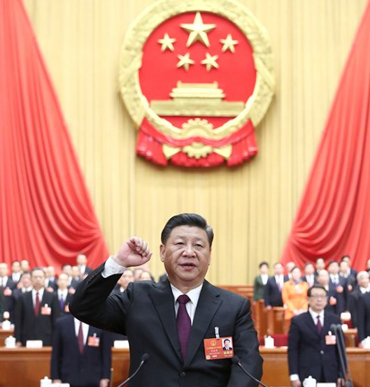 十三届全国人大一次会议选举产生新一届国家领导人