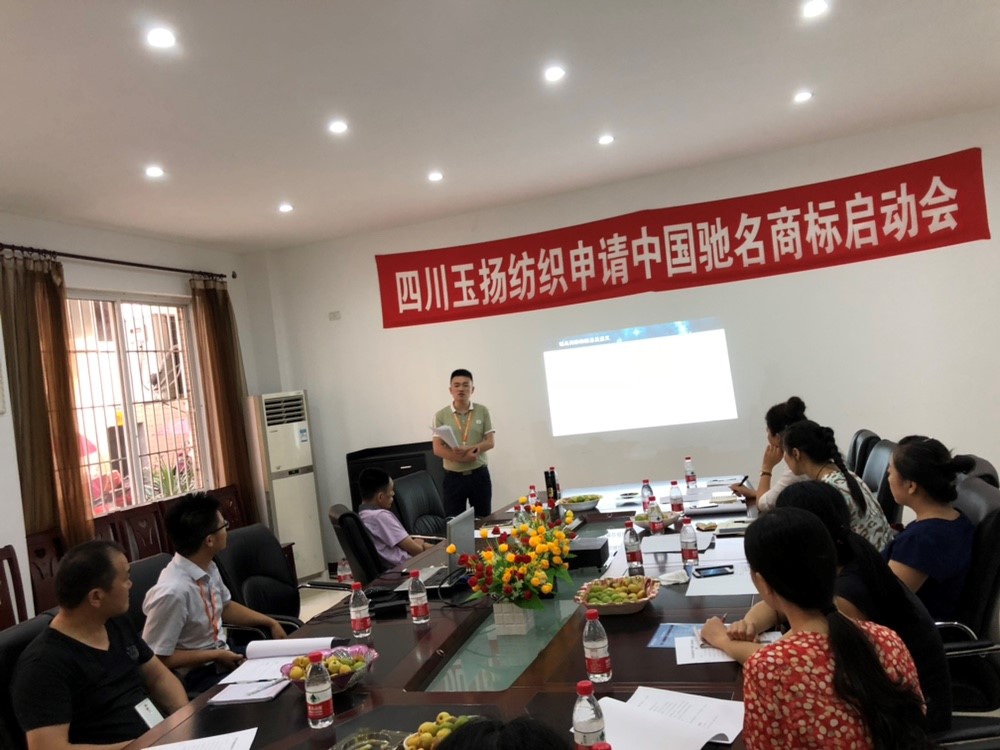 我中心组织召开四川玉扬纺织申请“中国驰名”商标启动会