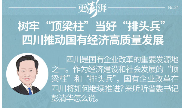 树牢“顶梁柱”当好“排头兵” 四川推动国有经济高质量发展